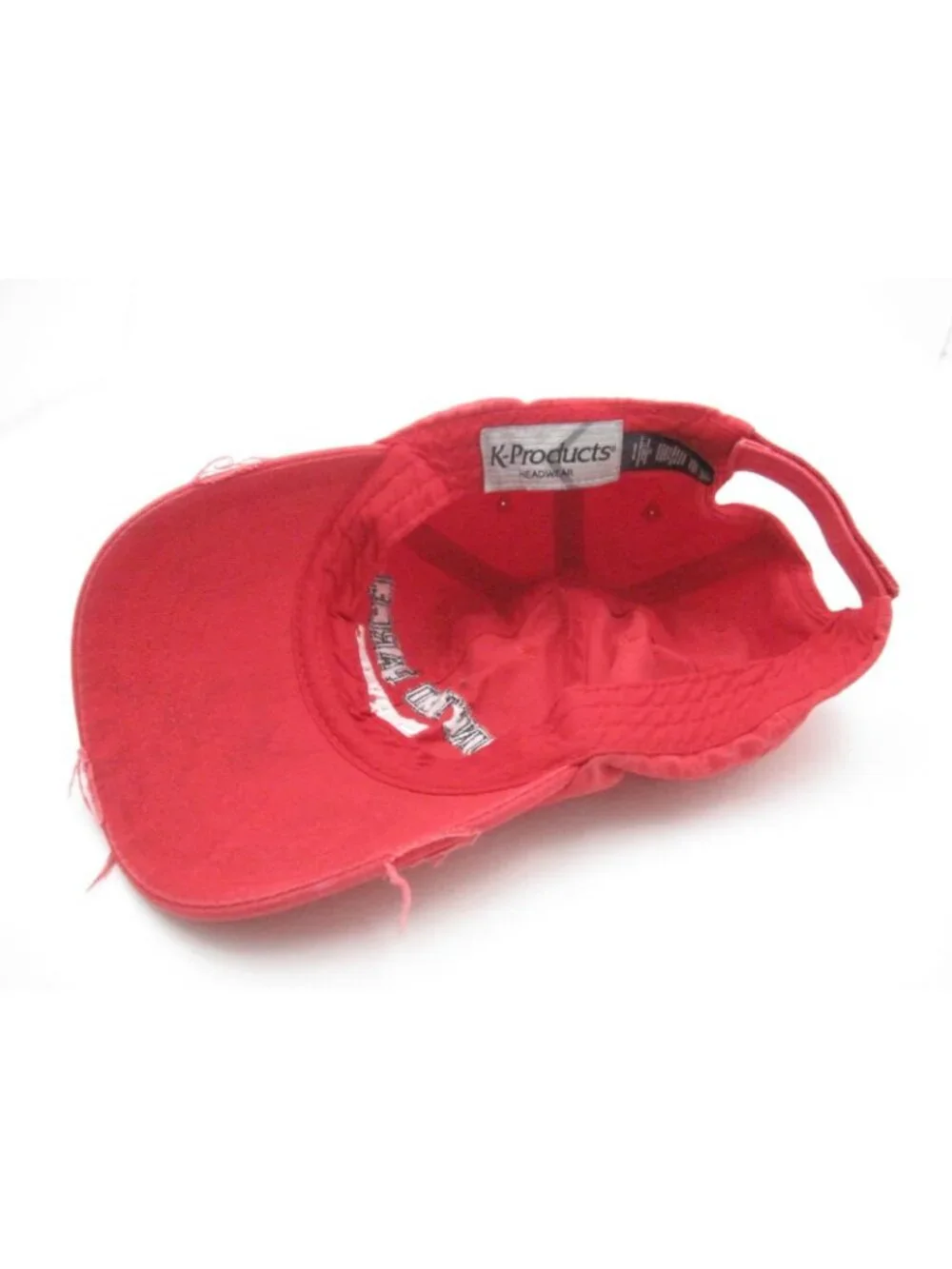 UPS United Parcel Service Red Distressed Baseball Cap Adjustable Hat (F)